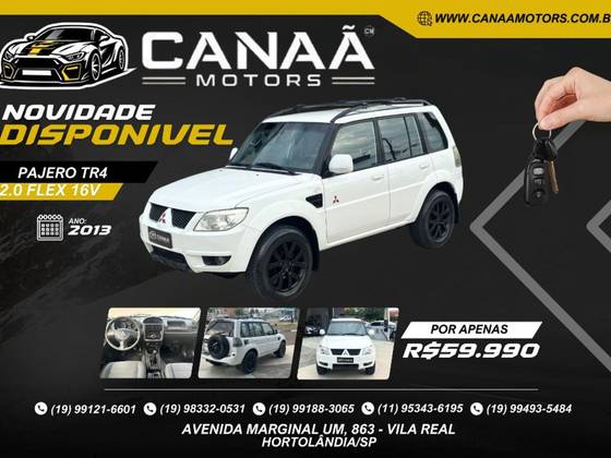 MITSUBISHI PAJERO TR4 2.0 4X2 16V 140CV FLEX 4P MANUAL MITSUBISHI PAJERO TR4 2.0 4X2 16V 140CV FLEX 4P MANUAL